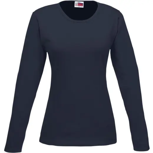 Ladies Long Sleeve Portland T-Shirt Navy